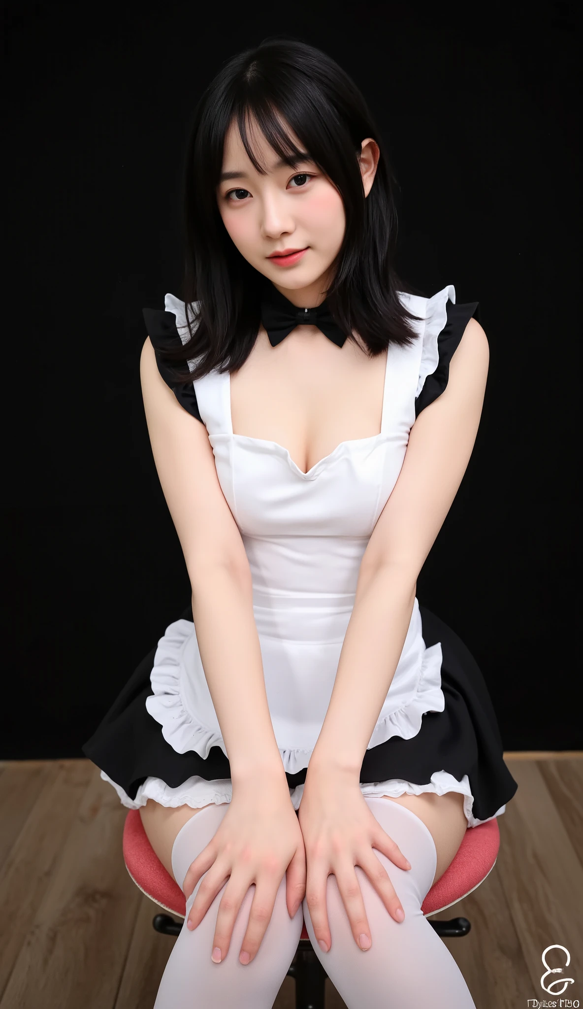 Girl, Lady, Fluttery Skirt, Whole Body, Baby Face, ta, Furifuri, Maid, Nipples