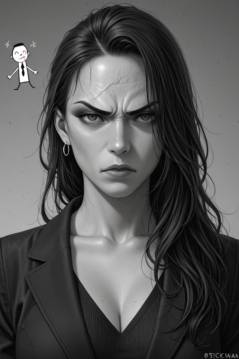 Character style illustration style Completely bare breasts showing a little fear Breast size Cartoon name: Isabella Cruz white background medium breasts freckled face Jennifer Connelly actress strong contours Physical description - long straight hair, dyed a vibrant brown that contrasts with their fair skin. - You reflect a mix of curiosity and determination. – She has a tall stature, with a slender and agile figure, highlighting his agility and dexterity. -colorful background portrait character design, beautiful digital illustration, high-quality portrait, comic book art, Full body sensualizing or naked. return sheet. return sheet clothes of the day hellish day expression of hatred and blood on the face