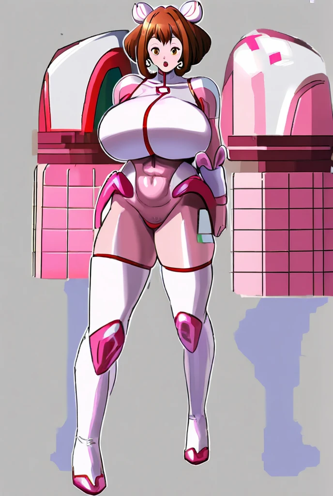 (NSWF:1.5), (1GIRL,SOLO:2), (super detailed face), ((BIG BUTTOCKS, HUGE FAKE BREASTS:1.5)), (CLEAVAGE TOP:1.5), (MUSCLE ABS FEMALE:1.4), (MECHA GUARD ARM:1.4), ((WEAR MAGENTA WHITE OVERWATCH MECHANICAL ARMORED, BLACK MECHANICAL SKINTIGHT SUIT PANTS, MECHA GUARD ARMOR LEGS, HIGH HEELS:1.5)), (MUSCULAR BODY:1.3), (GLOSSY SKIN:0.8), (SEXY LONG LEGS, FULL BODY:1.1), (LOOKING AT VIEWER:1.3), (female focus:0.886), (WALKING DOWN HALLWAY OF FUTURISTIC SPACE STATION:1), (BRIGHT LIGHT WHITE_ROOM:1.3), SUPER TEXTURE, UNREAL ENGINE RENDER, PHYSICALLY-BASED RENDERING, ULTRA HIGHT DEFINITION, 16K, 1080P.