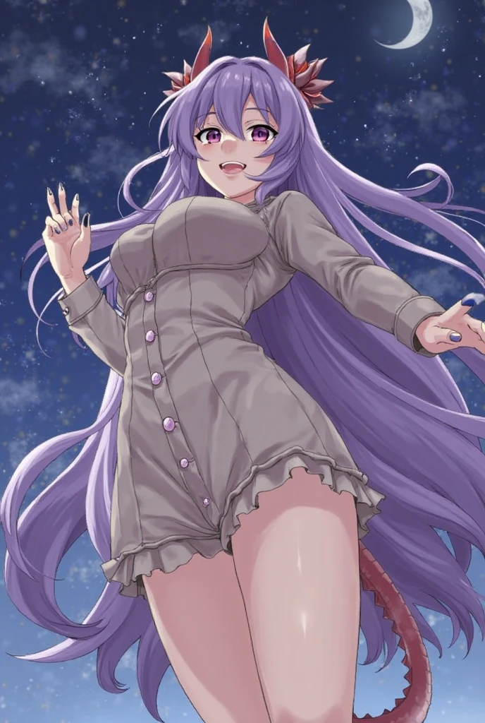 ((best quality)), ((highly detailed)), masterpiece, extremely detailed face, beautiful face, , (1girl), (solo), dynamic angle, full body, <lora:FernV2:.9>, FernFrieren, purple hair, very long hair, purple eyes, (purple pupils), large breasts, half updo, FernBase, white dress, collared dress, (black robe), (outdoors, in a bamboo forest, midnight, night sky, stars, half moon, blizzard)
