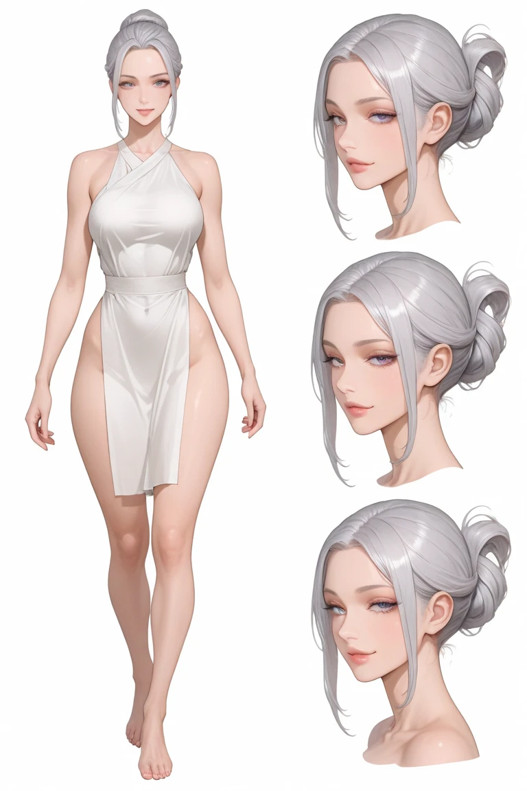 (Masterpiece, best quality: 1.2), (Super detailed), (Illustration), detailed face, a close up of a woman in a white bikini, oppai proportions, whole body highly detailed, full character body, complete detailed body, realistically proportioned body, anime proportions, extra detailed body, realistic body proportions, realistic shaded perfect body, highly detailed body, realistic proportions sfw, detailed body, character sheet, character model sheet turnaround , fullbody shot turnaround, reference model sheet, full character body, 3 d character reference sheet, anime vtuber full body model, high quality model sheet, full body details, character design sheet, detailed full body concept, detail face, front and back