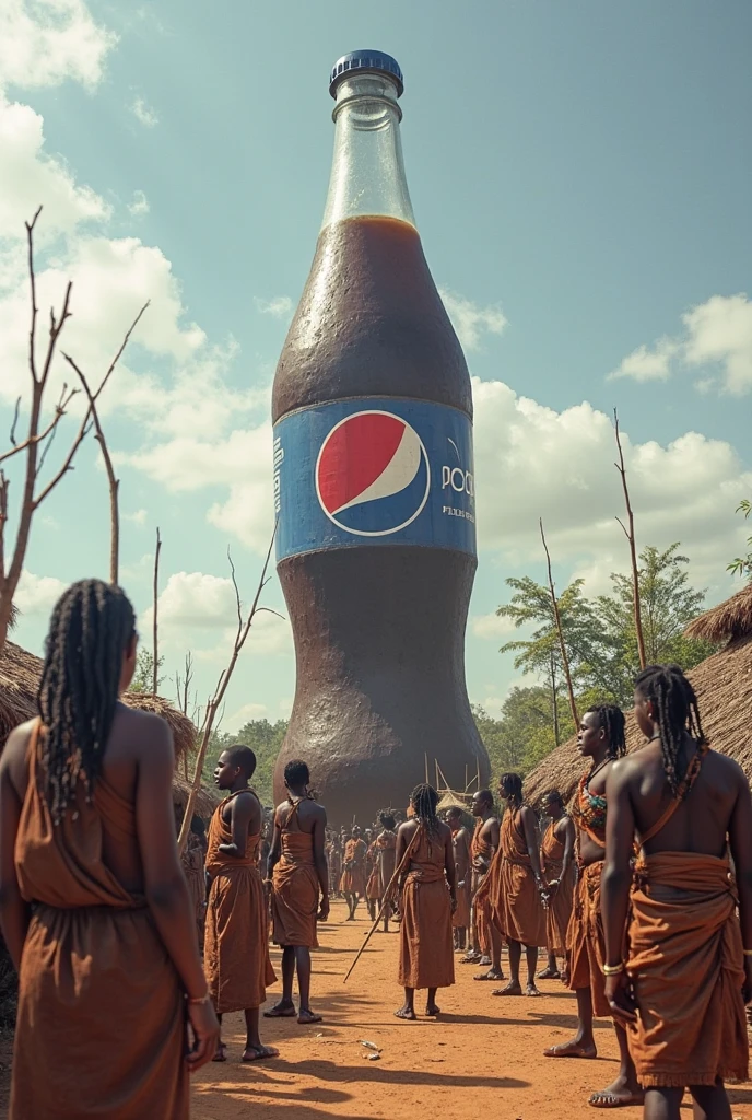 The Coca-Cola logo in prehistoric times