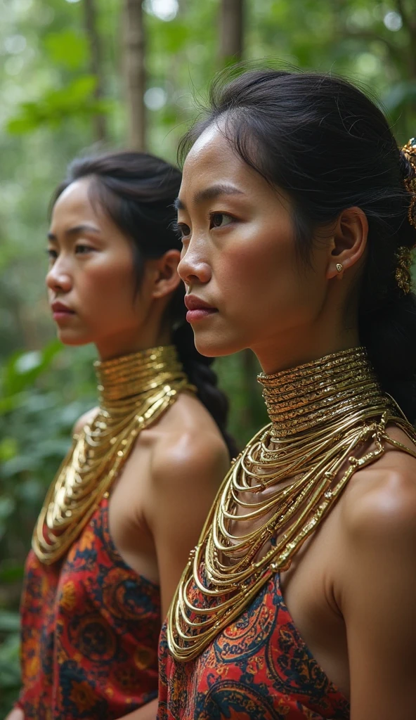 (Asian woman), ((หน้าbeautiful)), (detailed face), (Female shaman), ((naked)), ((See bare feet)),((full body)), ((long distance shot))
, ((loincloth)), Female shaman, tied up, suspended, in an ancient ritual, in the middle of a village, with beautiful and intense facial features
, surrounded by many warriors fighting and many injured or fallen. The scene is strong and intense
, Beautiful girl with slim abdominal muscles: 1.4, Six pack abs: 1.4, Chest Botox, small, perfect athlete body, slim, (See the legs), legs details
, (proportional figure), very detailed image, (In ancient ceremonies), (outdoor), (Many villagers), (In traditional Thai costume), (Stand and look)
, realistic, Highly detailed, perfect composition
, beautiful, There are complicated details., Incredible detail
, Artistic photography in 8k, There are too many details., Masterpiece