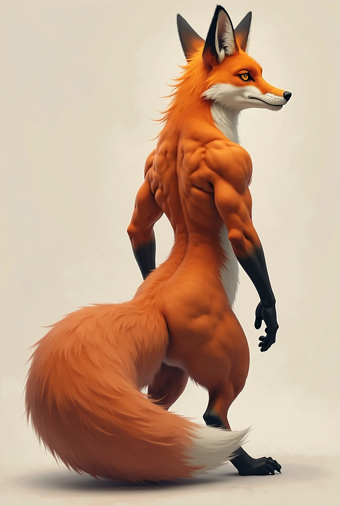 Koi, scalie, fish, male, anthro, ass, under view, solo, close view, white body, wide hips, park, by bebebebebe, femboy, shy pose, flat body, small waist, back view, ass focus, rear view, near ass, standing, large legs
