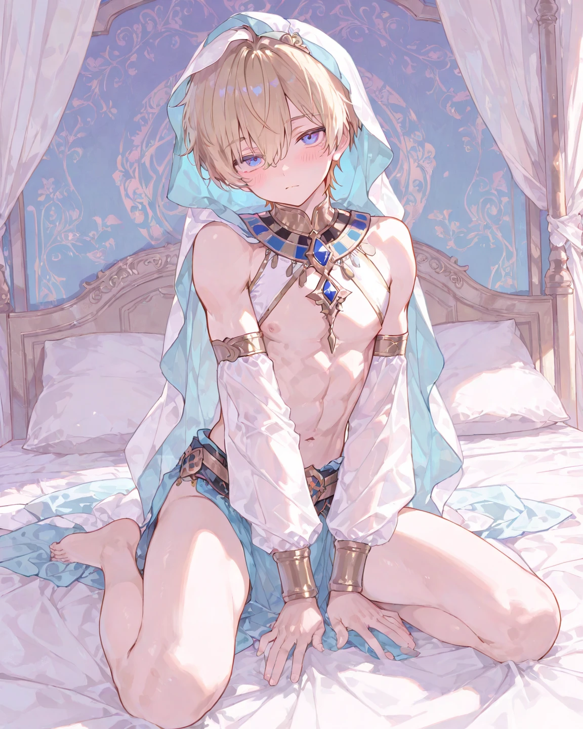 score_9, score_8_up, score_7_up, score_6_up, score_5_up, score_4_up,1girl, egyptian, dark-skinned female, (completely nude:1.4), TearsOfTheKingdom,Zelda,riju,red hair,slim, small breasts, play,blush,sweat,steam,outdoors,lawn,lying,on back,spread legs,pussy juice,clothed male nude female,(vaginal:1.2),(missionary:1.2),penis