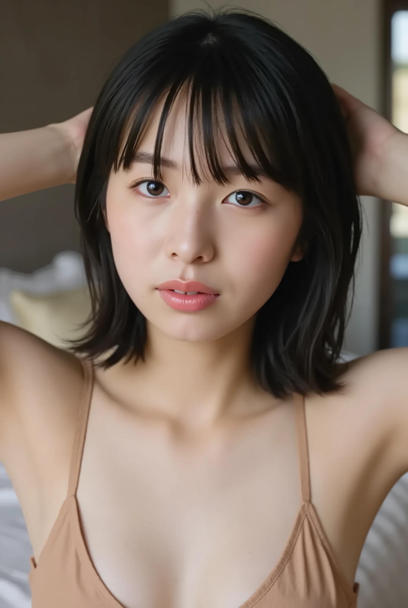 (Top Quality, 16k, High Resolution, Masterpiece: 1.2), Super Detailed, (Realistic, Photorealistic, Photorealistic: 1.37), (Nude Full Body Image), 25 Years Old, Beautiful Detailed Face, Detailed Illustration, Renaissance art, delicate artwork, kitchen, soft and pastel color palette, studio lighting