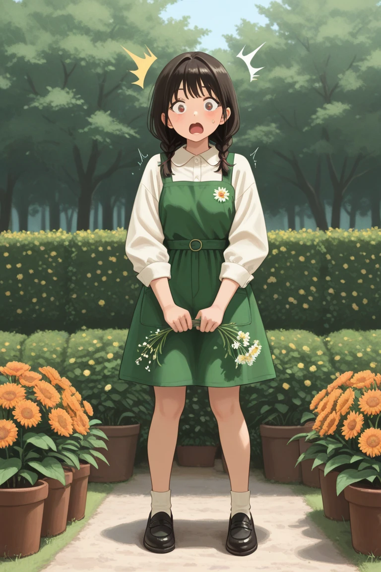 absolutely-impressive-lifelike-realistic, 1girl, outdoors, <lora:Nanako Doujima:1> Nanako-Doujima, short-twintails, petite-little-child, summery-pink-dress