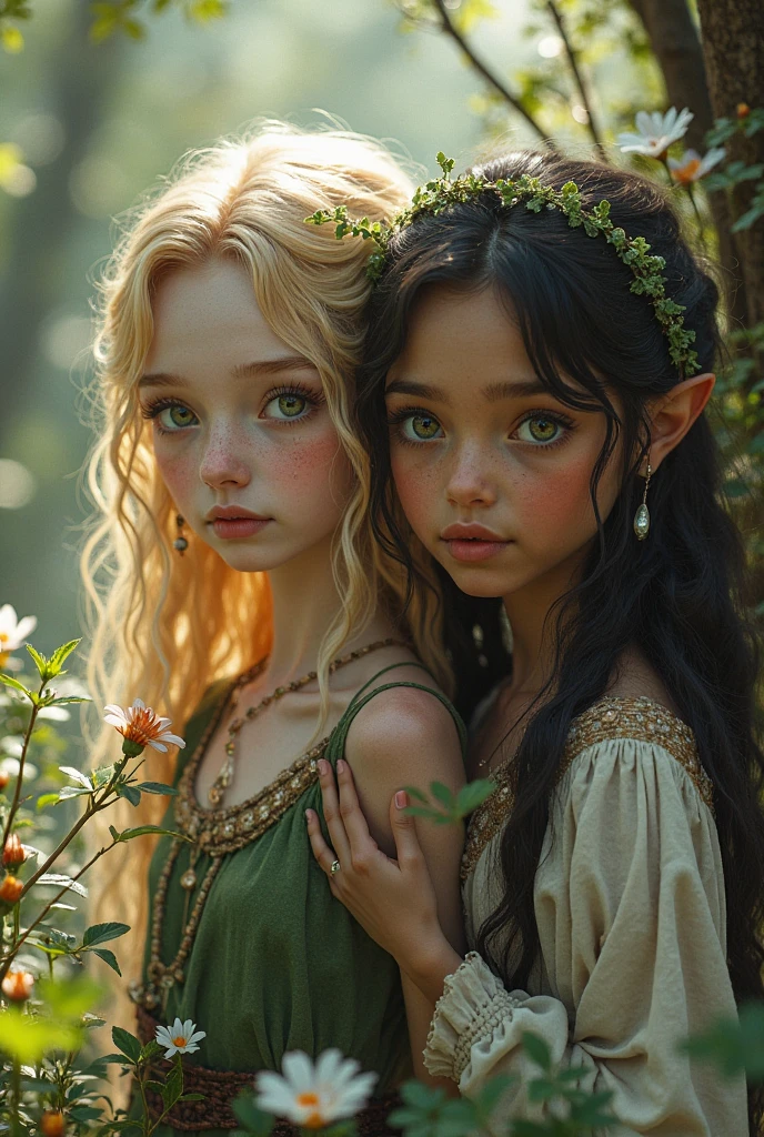 life of a Rural elf, Lovely but thought provoking Environmental Art in the style of Andrea Kowch and Stanley Donwood, dark orange, child-like innocence, captivating gaze, prairiecore , A real life render of ((Elven character)) with real face, in the style of Oddworld and Markos Kay, with green hair, mossy clothes big boots, japanese popsurrealism, awe-inspiring. award-winning, alien forest, mossy felting art, featured on cgsociety, looks like Helena Bonham Carter, trending on artforum, expressive dynamic pose, spell magic, In the style of Gris Grimly, in the style of Naoto Hattori, character design : : gothic, anthropomorphic!! Centered in the style of Andrea Kowch, master hyperrealism meeting a surreal dreamscape in her paintings, integrating softly haunting figures with allegorical, intricate detail, attention to details, art in the style of james c. christensen, Mark ryden and Nicoletta Ceccoli spectacular quality, surrealism photography, masterpiece, perfect composition --auto --s2