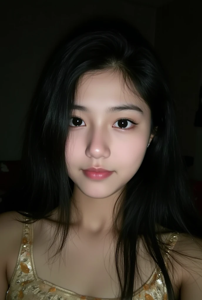((melhor qualidade)), ((obra de arte)), (detalhado) selfie , rosto perfeito, A beautiful ,  Japanese , , cabelo longo , At the moment she is in the room naked 