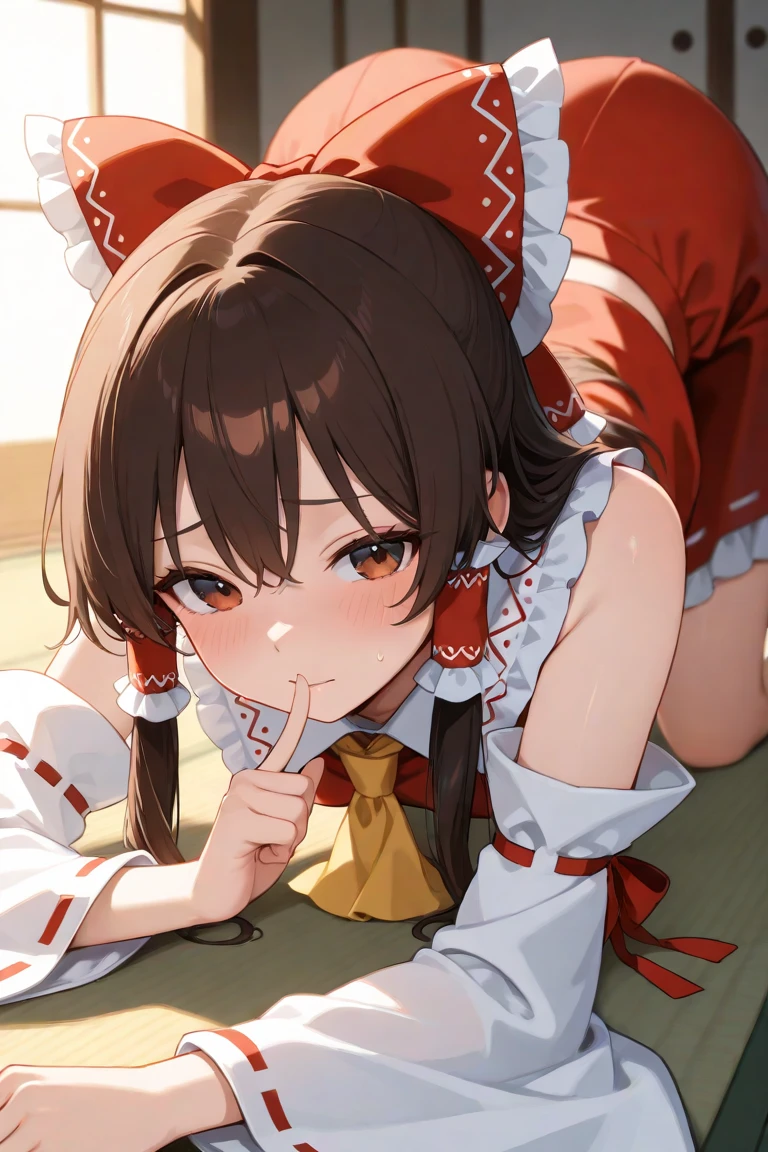 Filipina woman, Intimate, face blush, red blushy cheeks, ponytail, feeling excited, beautiful thighs, in love, wearing summer mini dress