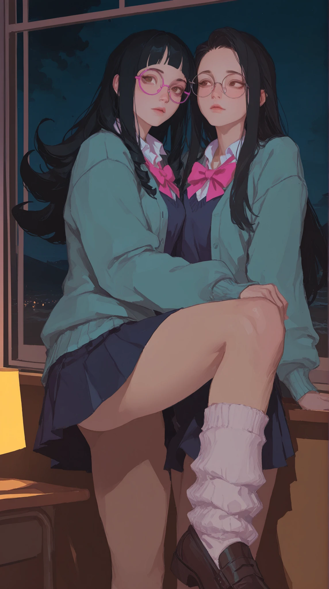 Show off your ??????, Place your hands on your ??????, clear liquid leaking from the crotch, cute underwear, with long bangs, dimly lit warehouse, Smiling girl, 16 yaers old, 校服,, black hair pigtails, Pazun, Black hair, Contemplative, eye glass, perfect bodies, Red cheeks, I love my brother, Lie down in bed, ???????, Love Hotel,Underwear blue