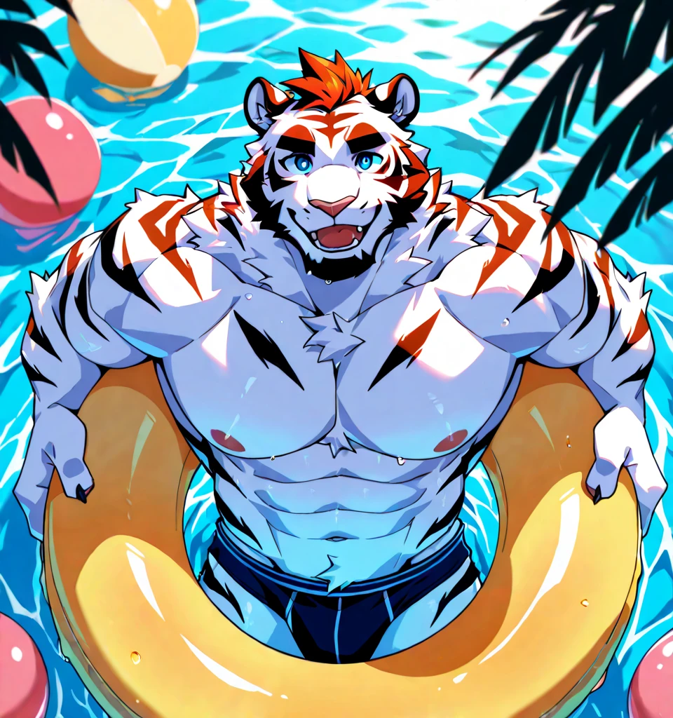 Floatzel, Muscles, Hot, Sweaty