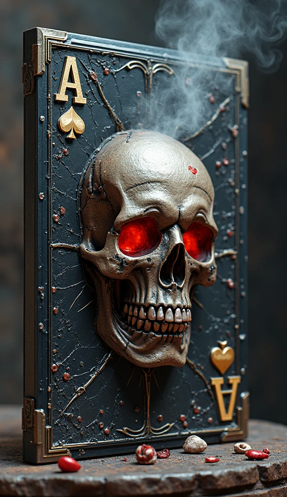 a close up of a book with a skull on it, lost grimoire, lisa parker, oct, october, loot of books, trendy, treasure chests, treasures, treasure chest, treasure, 💣 💥, book cover art, fantasy book cover, list, pirates treasure map, lost, holding a tattered magical book, looking at the treasure box