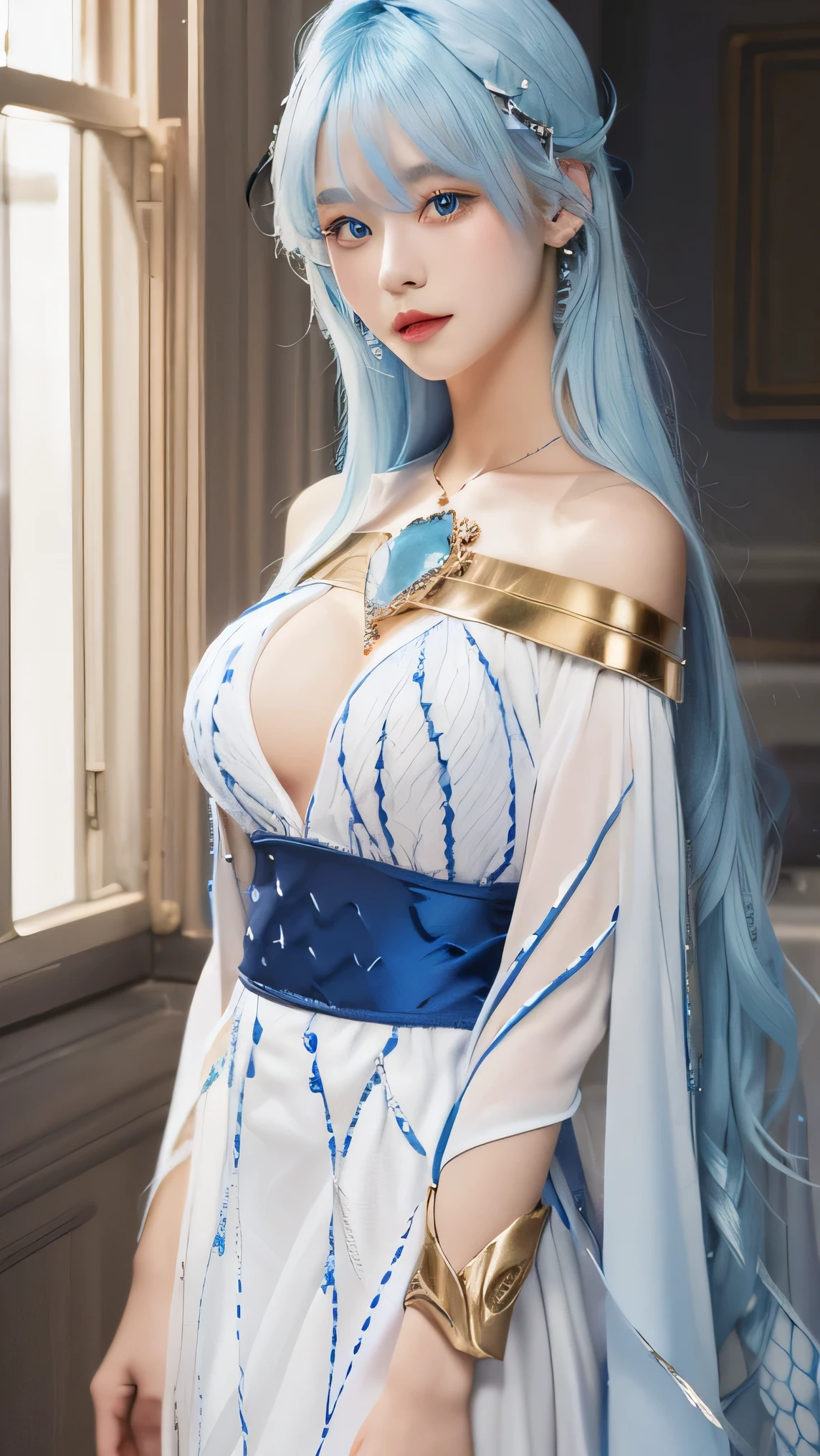 (Masterpiece), (Best quality), Highly detailed, hdr, 1girll, solofocus, skin indentation,sports bra,shorter pants,hose, Perfect face, Puffye, Beautiful face, Big eyes, Puffy eyeerfect eyes, eyeslashes,Big breasts H,extremelydetailedface,