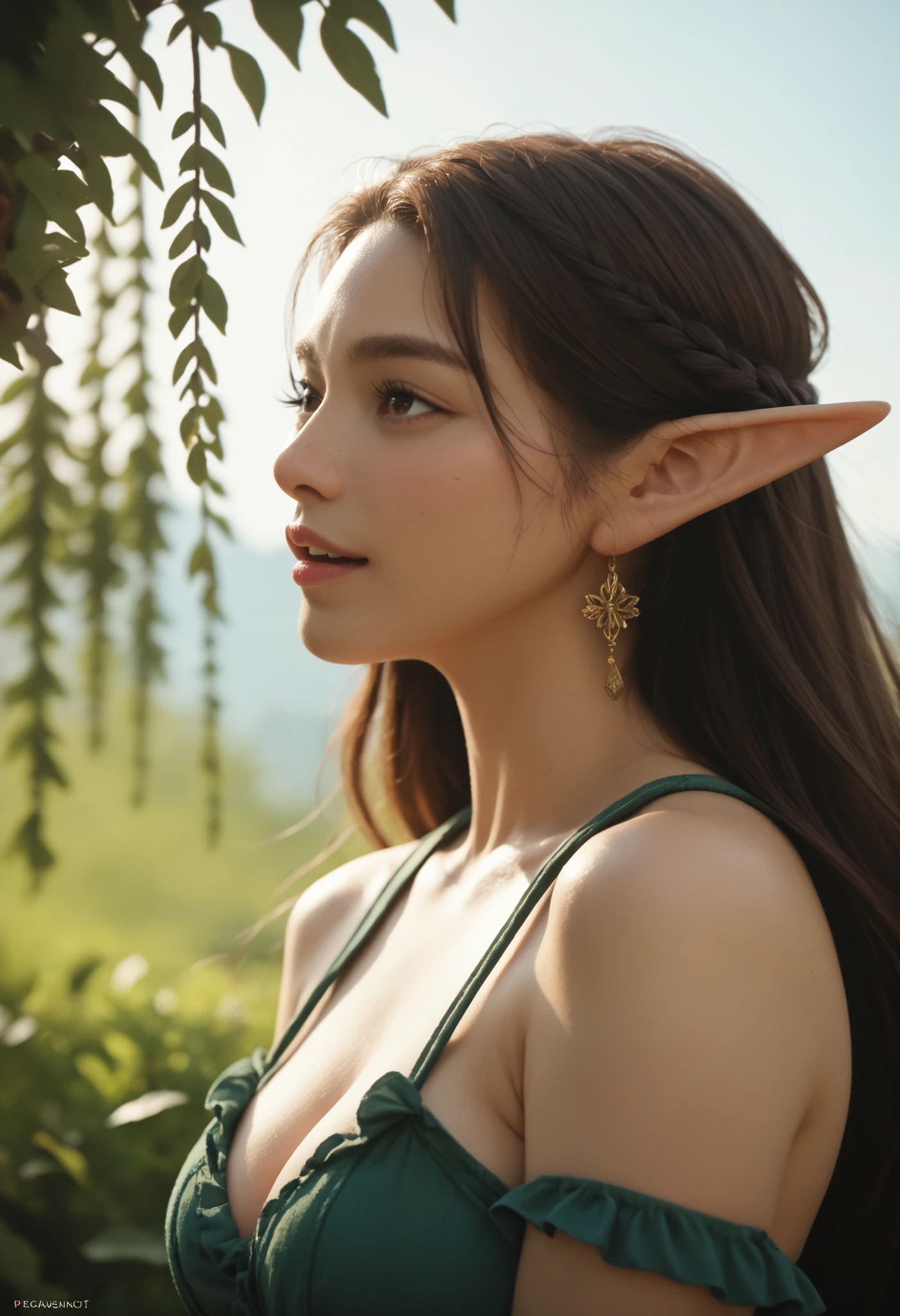 A sacred and enchanting elf