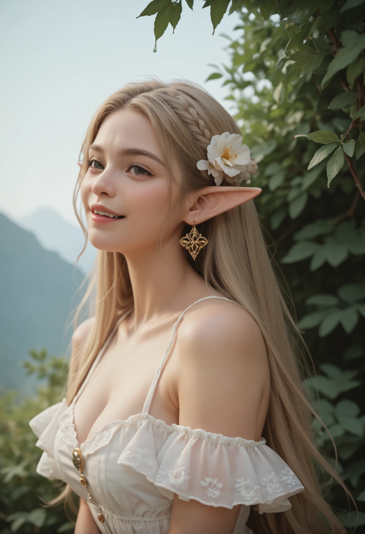 A sacred and enchanting elf