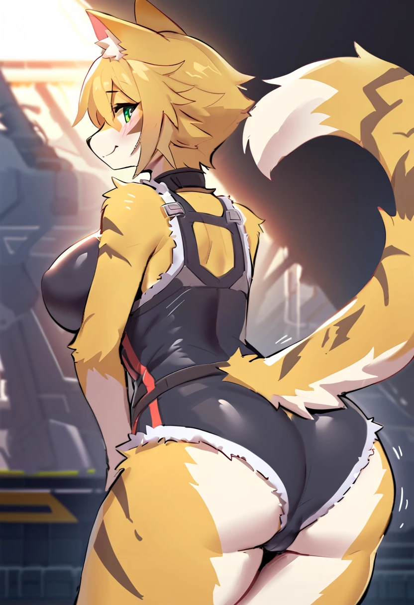 e621, detailed by Zackary911, [Diane foxington], 1girl, The_Bad_Guys, Milf , masterpiece ,sun light, at night,best quality; High clarity green eyes, furry,standing, slender, flawless, Blushing red, best quality, ultra detailed, ((detailed bedroom)), (Dynamic pose: Lean-In towards), Looking back at viewer, (black Lingerie with yellow trim, belt, ) ,snout, large breasts , sexy, yiff, drool
