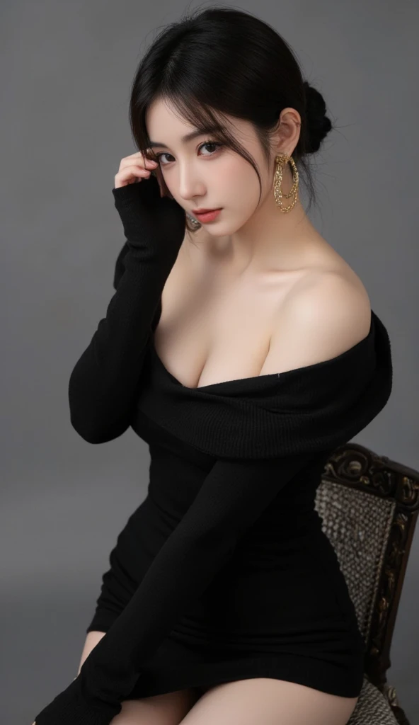 ((Realistic lighting, Highest quality, 8K, masterpiece:1.3)), A beautiful widow in an elegant black dress, Wearing a black jacket、 (Wearing ultra-realistic pantyhose)、Elegant pearl necklace、Ephemeral expression、Funeral、Lonely、sad、Ephemeral、My heart sinks、With tears、