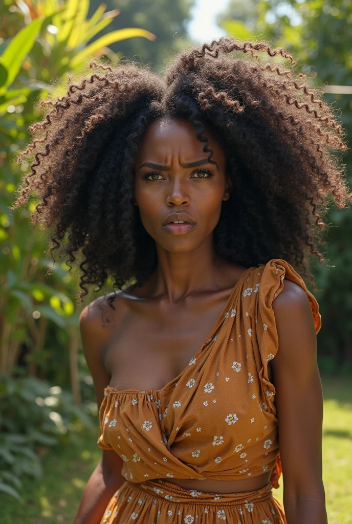 Uma bela mulher africABIOS SENSUAIS)),piscar,((CORPO PERFEITO)),PERNAS PERFEITAS,SAPATO FDEE SALTO ALTO
rosto sedutor olhos azuis, ultrarrealistas OLHOS VERDES,olhos perfeitos hiper detalhados