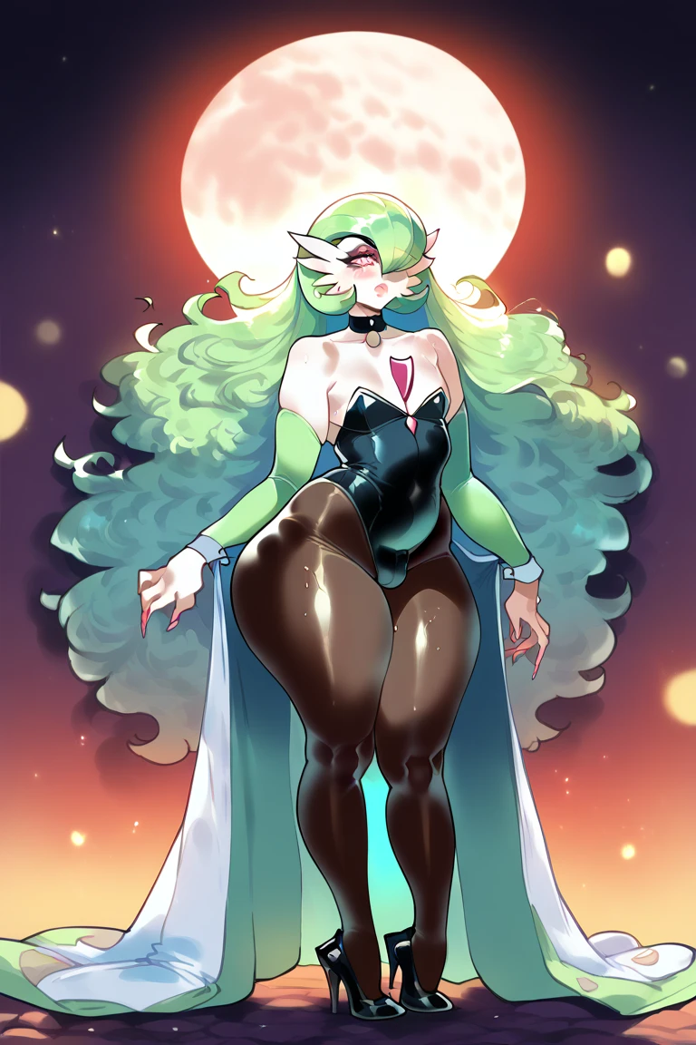 (((by fluff-kevlar, by Zackary911, by Kenket, by Kilinah, by fluff-kevlar))), uploaded on e621, beautiful and detailed portrait of a (((feminine))) female anthro fox, uploaded to e621, cenematic lighting, thighighs, large breast, full body, sunset, beautiful, messy hair, long hair, purple hair, blue eyes, slime Furry Girl, body Made of slime, slime, see-through body, purple slime