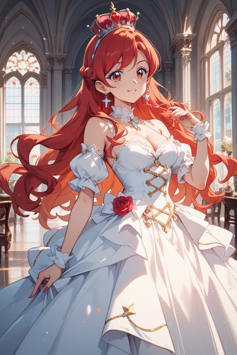 Rias Gremory con vestido de novia trasparente super sexys
