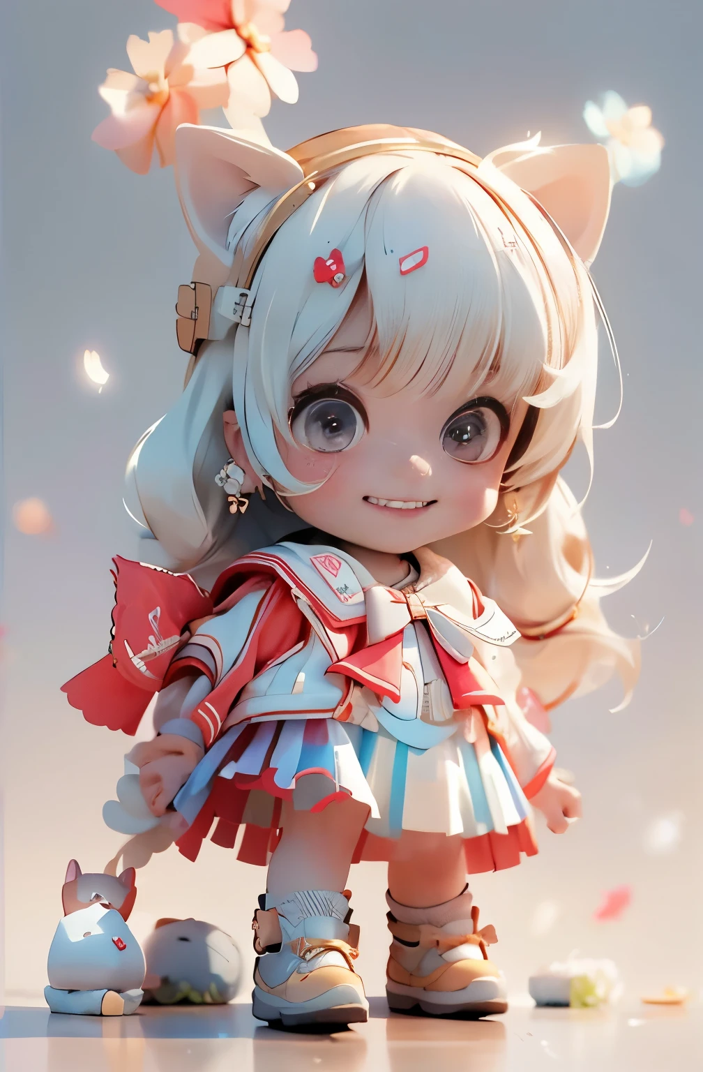 1 girl, Japanese high school girl, ((uniform, sailor suit)), (Walking the streets of Shibuya), (white cat ear headband with earrings),((smiles))masterpiece, best quality, best quality, Movie Lighting, ( Stereo lighting ), extremely detailed CG unity 8kの壁紙, Concentrated, extremely detailed, is overexpressed , photorealistic, sharp concentration in nude clothes, absurd, (high resolution:1.2), (high contrast for genital insertion), photo volume unblock, Detailed and Complicated, instagram, portrait, very detailed, digital painting, art station wearing a riff, Concept Art, smooth, sharp concentration in nude clothes, illustrations, Movie Lighting, staring at viewers, (standing), ((Hipshot:1.6))