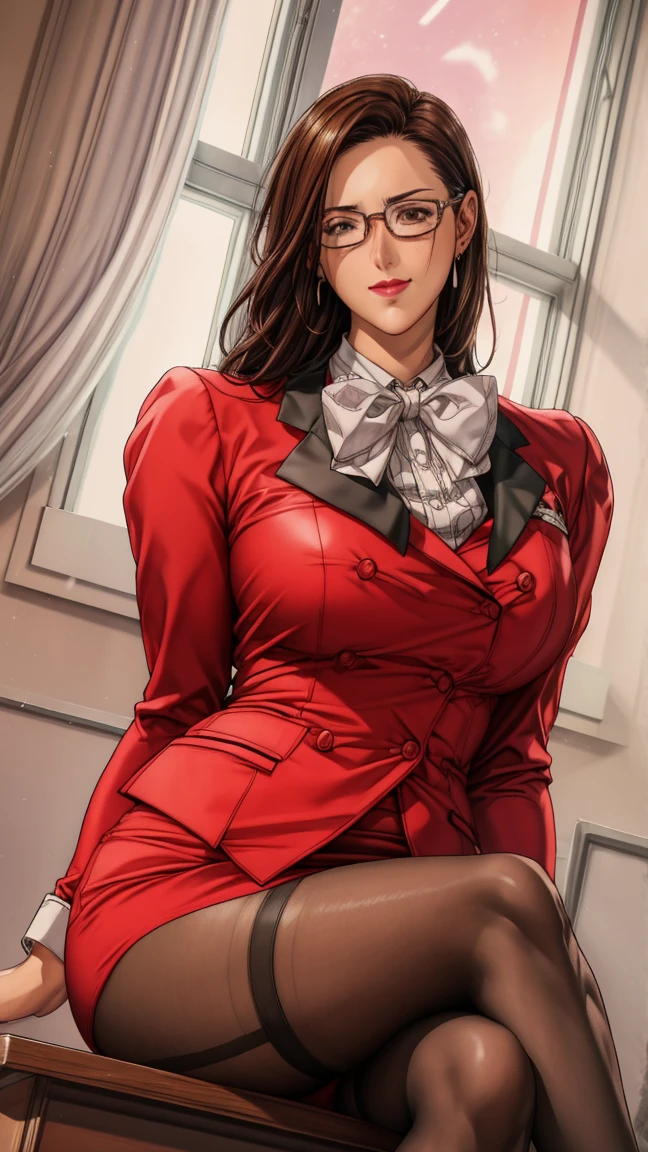 score_9, score_8_up, score_7_up, score_6_up, score_5_up, score_4_up , source_cartoon, xcarmenx, 1 girl, solo, black hair, long hair, blue eyes, makeup, lipstick, hat, trench coat, gloves, high heels, sitting on leather red chair, spread legs, smiling, red lace panties, cameltoe, bare legs, open coat, breast, lace bra, covered nipples, wet legs, seductive,