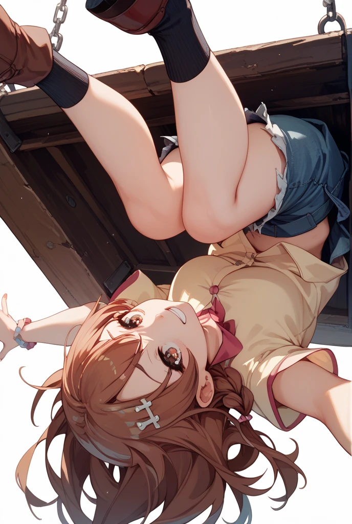 (((Kiki))), (Navy blue school swimsuit Short Hair Red hair ribbon:1.7), (Junior high school girl, :1.47), The swimsuit clings to the skin., middle School girls, (blush patience), ((Slender figure Beautiful Skin)), Highest quality, High resolution, masterpiece, (Beautiful vagina Beautiful clitoris), (With a 30-year-old mafia man, penis:1.4), Complete limbs, (Mating press:1.1), 1 Beautiful Girl, ((((penisが膣に入る)))), Spread your legs, ((Binding, Restrained by rope:1.1)), Dressed intercourse, (((Such a cute little face))), The fabric of the swimsuit is thin, Kiki's Delivery Service