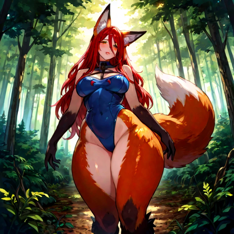 score_7, score_5, kawaii, woman presenting her pussy and begging for sex, solo, fox_girl, (presenting pussy), come_hither, sexy pose, nose_shade, beckoning, (begging:1.1), (red swollen pussy), pussy_juice, looking_at_viewer, elbow_gloves, striped_socks, kneehighs, nude, large_breasts, unaligned_breasts, huge_nipples, heavy_breathing, open_mouth, thick_lips, steaming_body, fox_ears, fox_tail, curvy, wide_hips, thick_thighs, orange_hair, brown_eyes, outdoors, in the forest, in autumn_leaves,