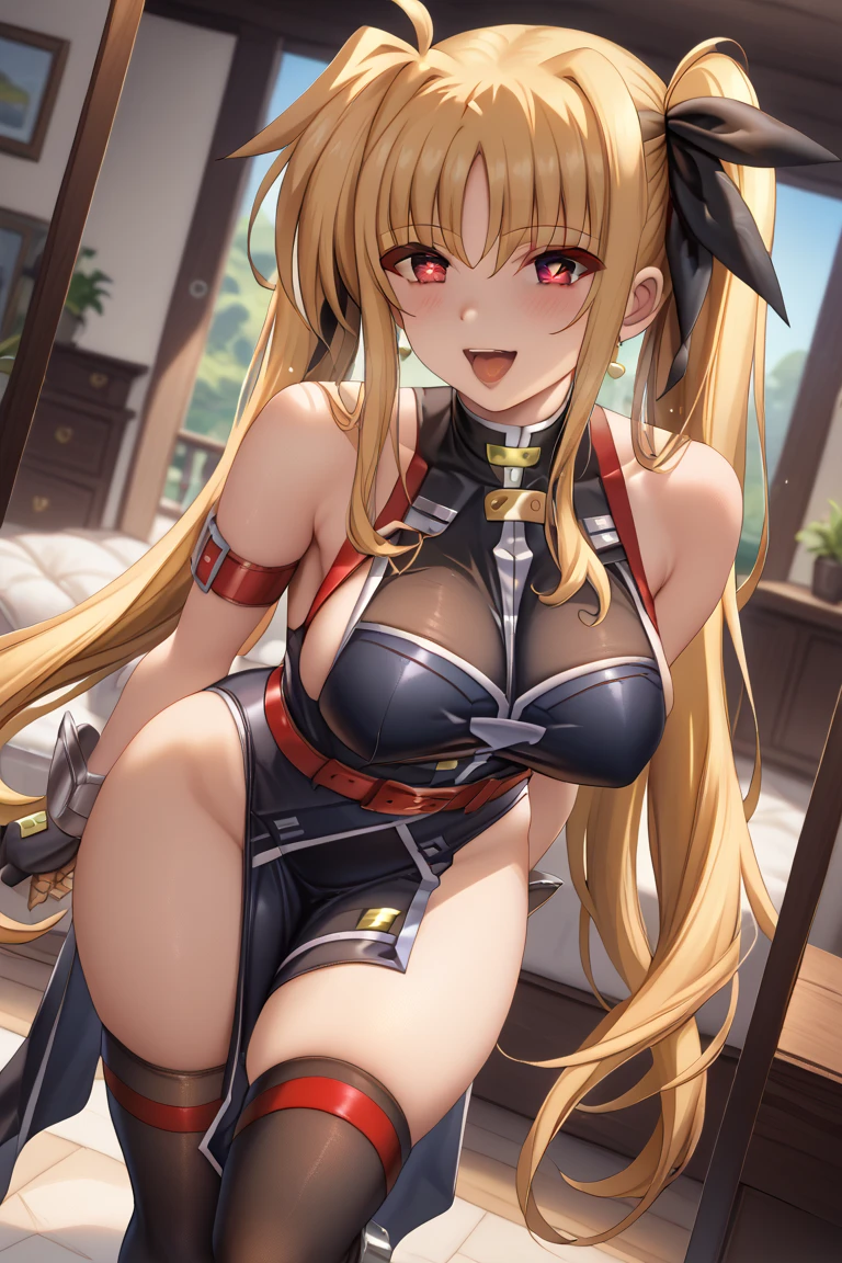 Blonde side ponytail beauty, wearing a full body white bodysuit, steam from the crotch, urine stains in the crotch, hiding in the Gundam cockpit, standing with legs open, big long breasts, pubic hair, big ass, thick thighs, glowing skin, excretion, pee patience, beautiful eyes, depth of field, high definition CG unified 8k wallpaper, masterpiece, detailed background, dramatic angle, dramatic pose, fluttering hair, {{{full body}}, Perfect detail, realistic skin texture, cleavage, realistic details face, crotch urine, crotch cleft, crotch muscles, wet crotch, pee, crotch cleft, wet crotch, erection, waterfall from crotch