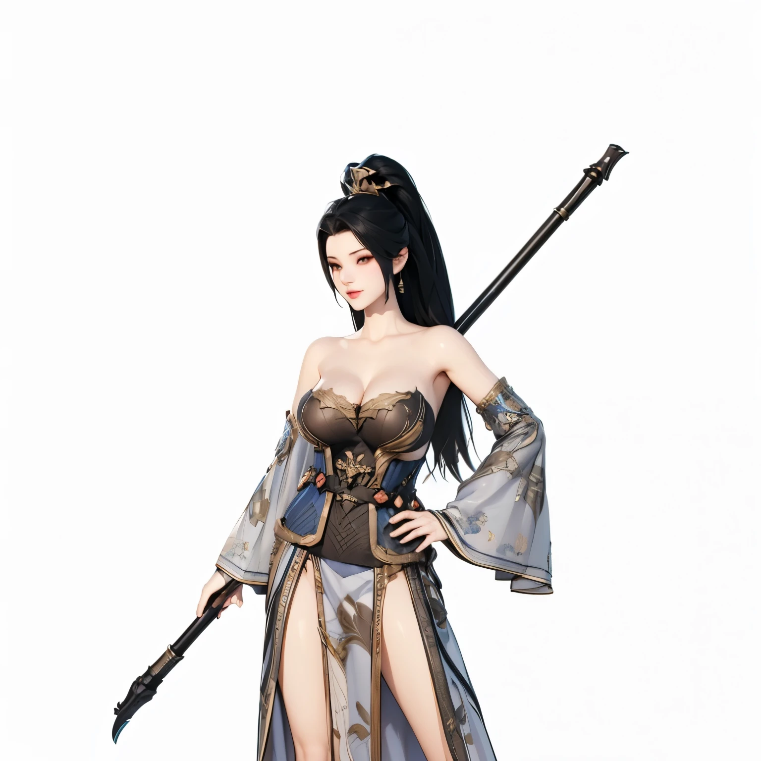 arafed woman in a green and gold costume posing for a picture, 8 k character details, a beautiful fantasy empress, queen of the sea mu yanling, full body xianxia, female character, hyperdetailed fantasy character, korean mmo, new character, extremely detailed goddess shot, asian hyperdetailed, detailed character, inspired by Lan Ying, pretty female cleric