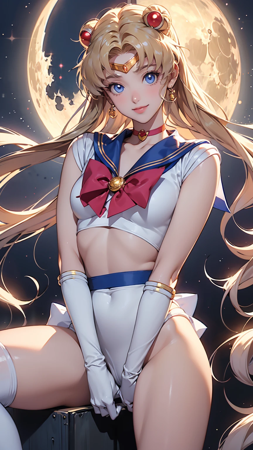 Sailor Moon dressed in sexy clothes