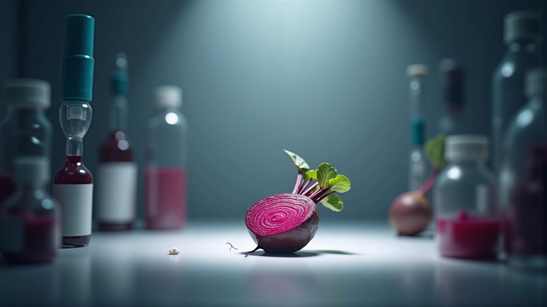 Red cabbage crushed in a white mortar