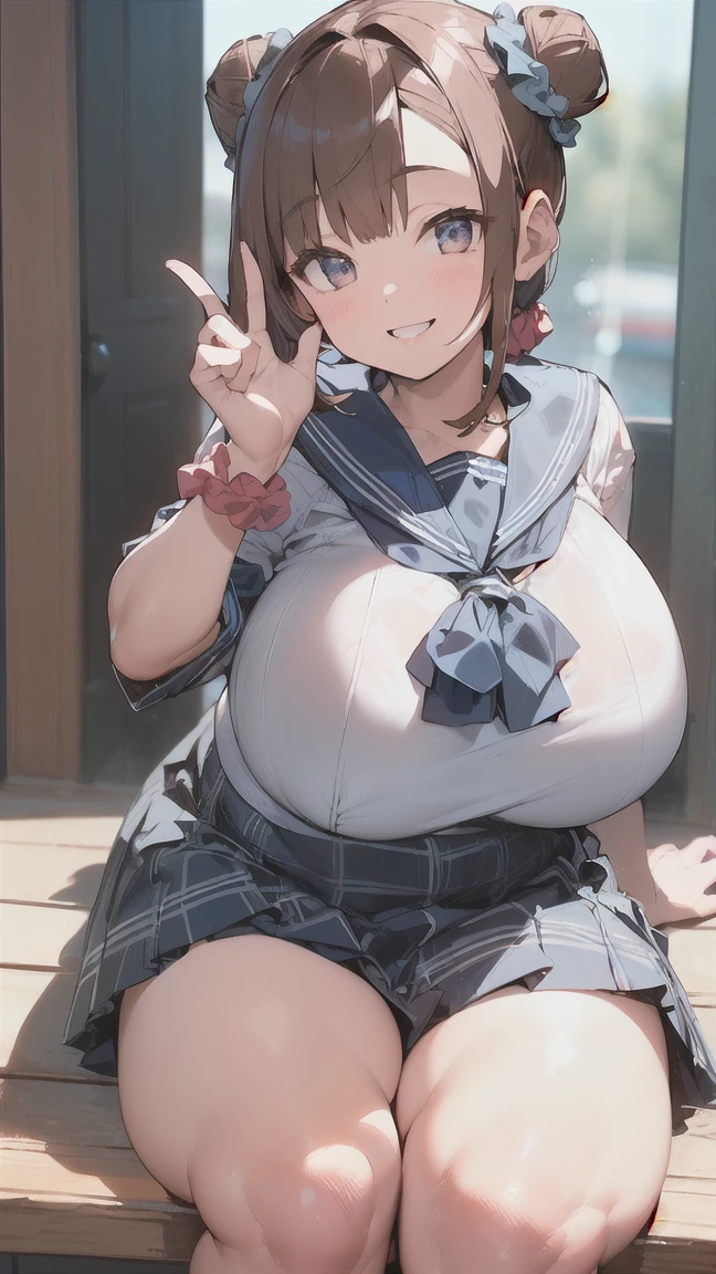 outside,Chubby body type,short hair,twin tails,off shoulder,tube top sweater,look away,正面ややfrom below見上げるカメラアングル、squatting down,open your legs,I can see the underboob,Exposing the skin of the underboob,tube top sweater,(skirt lift)、(grab the skirt、accurate hands、five fingers)、((The wind flipped my skirt up))、((skirt lift))、from below、((from the front))、Angle from feet、Angle from below、((Angle looking up ,show off your crotch))、off shoulder,tube top sweater,twin tails,Small pink panties,Chubby body type,squatting down