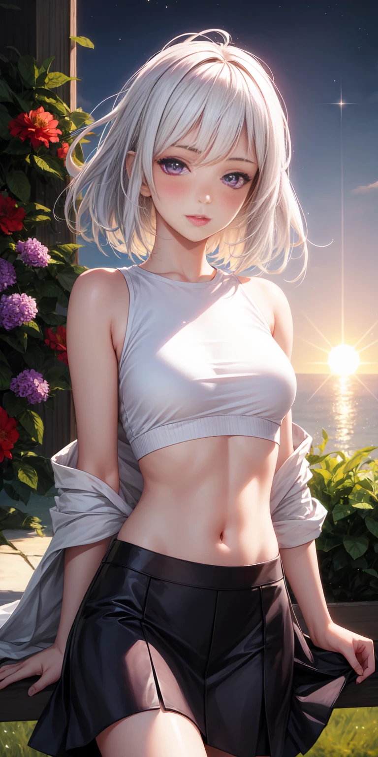 female,halter top,white,ad,Art