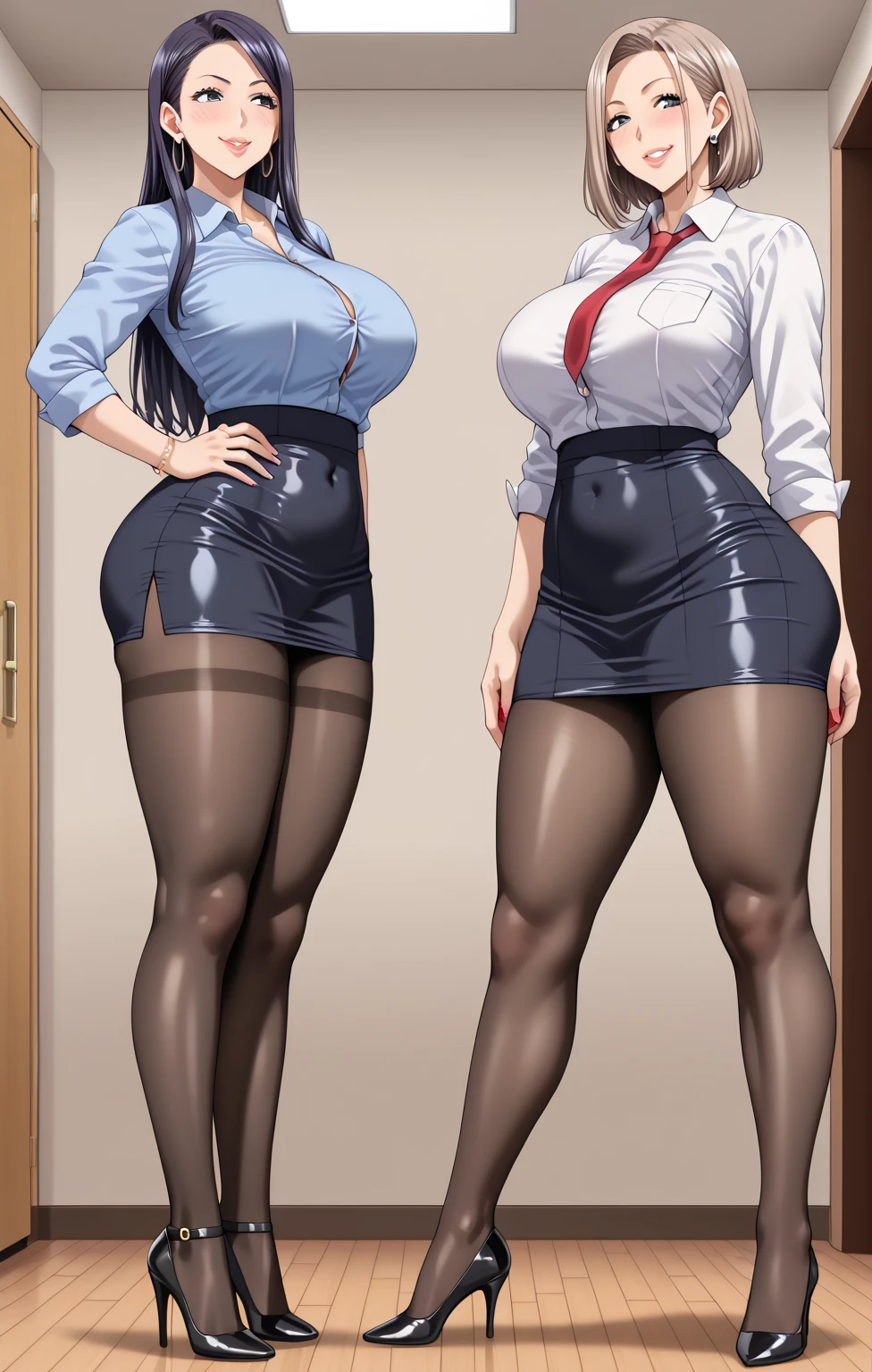 ,girl,best quality,masterpiece, ,, muscular female, alternate muscle size, ,muscular,muscular,office lady,glasses,huge muscle, body size growth,, larger human,transformation sequence, glasses