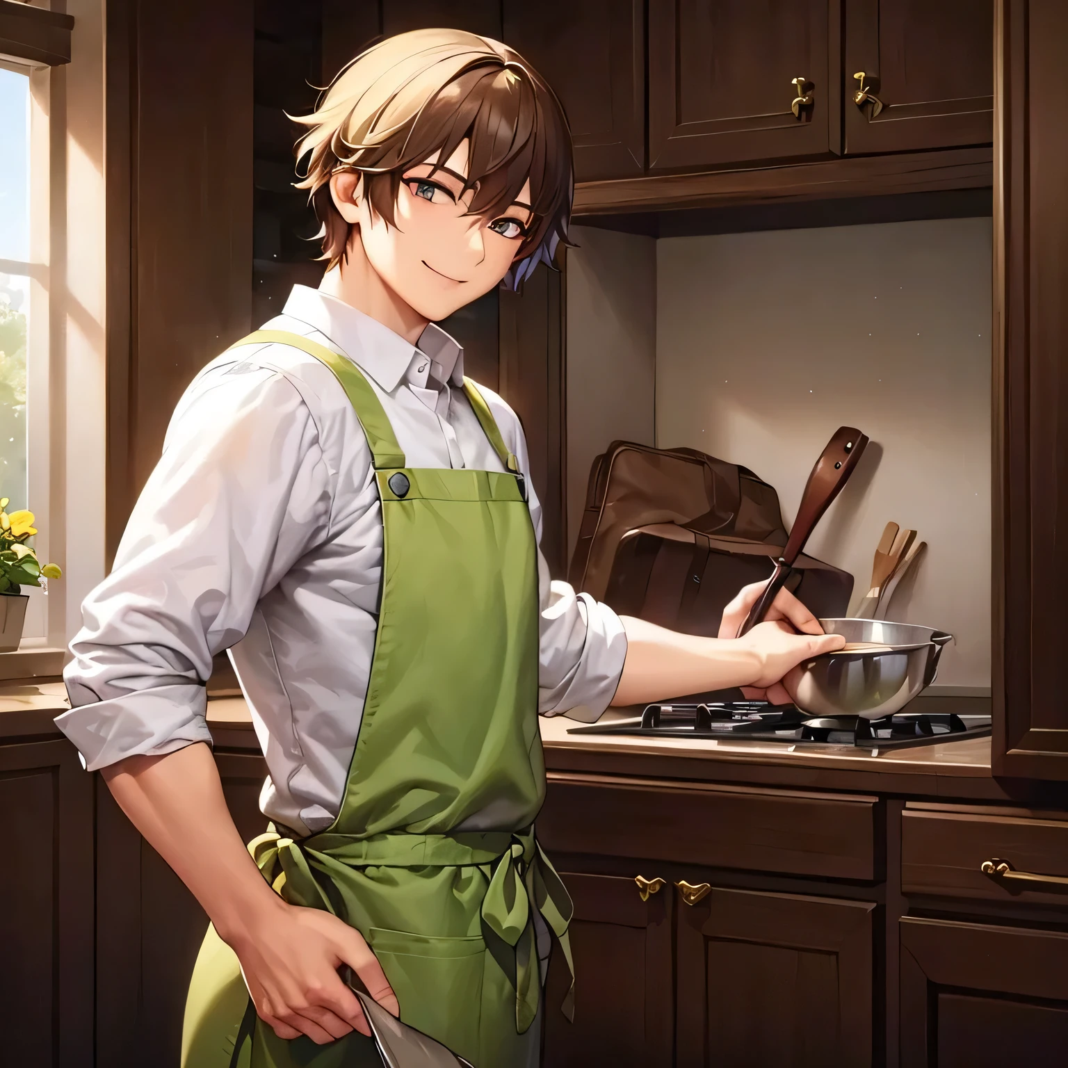 smile、masterpiece、Great Quality、high resolution、newest、Super Detail、The most detailed eyes、watch