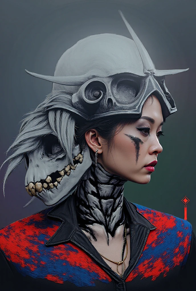 full body photo of a (((red white and blue))) monster woman with a ((skull head with no jaw)) posing for the camera, U61yCre4ture <lora:kUglyCreaturesV2:0.5> (tentacles) (spikes) (red pigtails) jester ((wearing an ornate red white and blue victorian outfit)) missing jaw (lovecraftian) (very pale white skin) (photorealistic lighting,dreamlike) <lora:fiendisho:1> clown nose (pale white skin) BREAK at the carnival