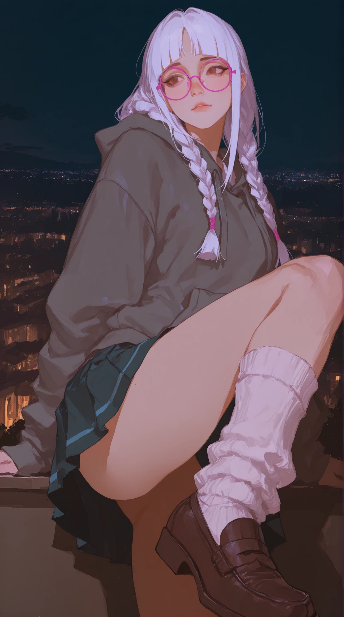 pink Fleece-Lined Hoodie Dress, A hoodie dress in a cozy fleece fabric for both comfort and style, Choose a muted tone like heather
gray or forest green,
Pair with knit tights and combat
boots for a cute and warm
ensemble,
Black Gal、(dark-skinned:1.3)、(8k, RAW photo, best quality, masterpiece:1.2), (extremely detailed 8k wallpaper),illustration、professional lighting,sharp focus, depth of field、
nsfw、clear eyes、perfect anatomia、huge tit、a blond、13years、(makeup:1.2)、Fully exposed、Emphasis on the streaks of the panties、(white panty:1.5)、Opening legs(open legs:1.5)、a park、Sit on a bench、Plump thighs、(Loose socks below the knee:1.2)、poneyTail、hair pin、Rim light、grin/smirk