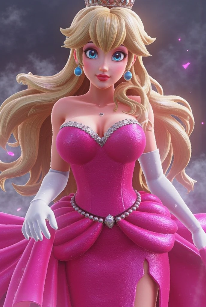 Uma mulher vestida de barbie em uma barbie land, saindo da caixa de uma barbie, realista, UHD, 8k --auto