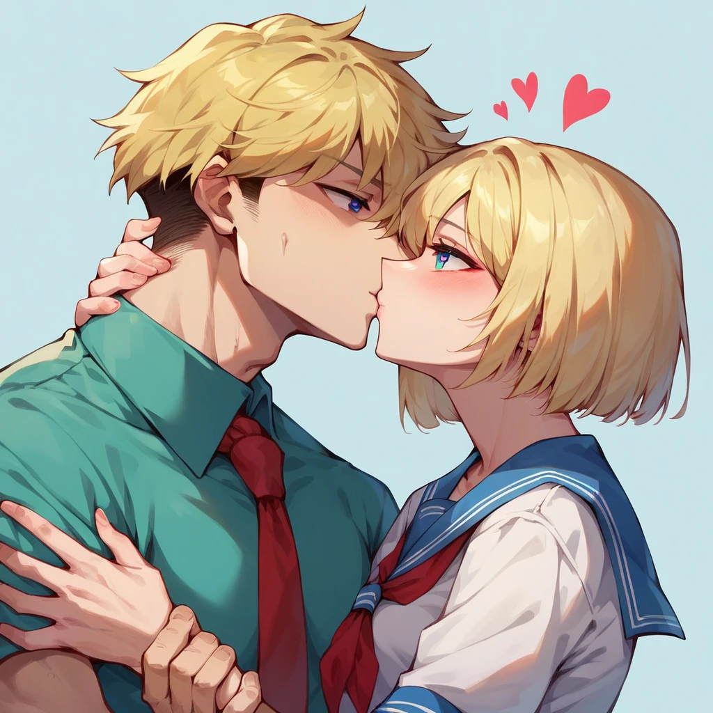 Browsing Caution,(Petite),(Cute man's daughter),(( in the crotch)),((Two boys giving blowjwo blonde women with low pigtails),lips,Sweat,White Breath,Ecstasy face, sound effects,(((ejaculation))),Basebs