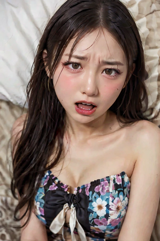 Portrait, whole bodyショット, flat lighting, super beautiful sexy woman, very beautiful japanese woman, perfect body:1.1, 19 years old, (((Brown ultra long wavy hair:1.1, Hair tied low:1.5, Slender beauty:1.4((pov))、((nude))M,Real Girls、asian beauty、whole body、Live-action face、Lock,fetters,bondage,torture,dungeon,boots,prisoner of war,slave,orgasmic,lots of sweat,tire、Completely naked、pussy masterpiece,best quality,muddy liquid、Large number of sperm、Overflowing with sperm、nude、Male lower body realistic、Golden jade、penis、Glans、Face sticky with sperm、woman narrows her eyes、open your mouth wide and stick out your tongue、Drool flows from my mouth、Insert into pussy penis