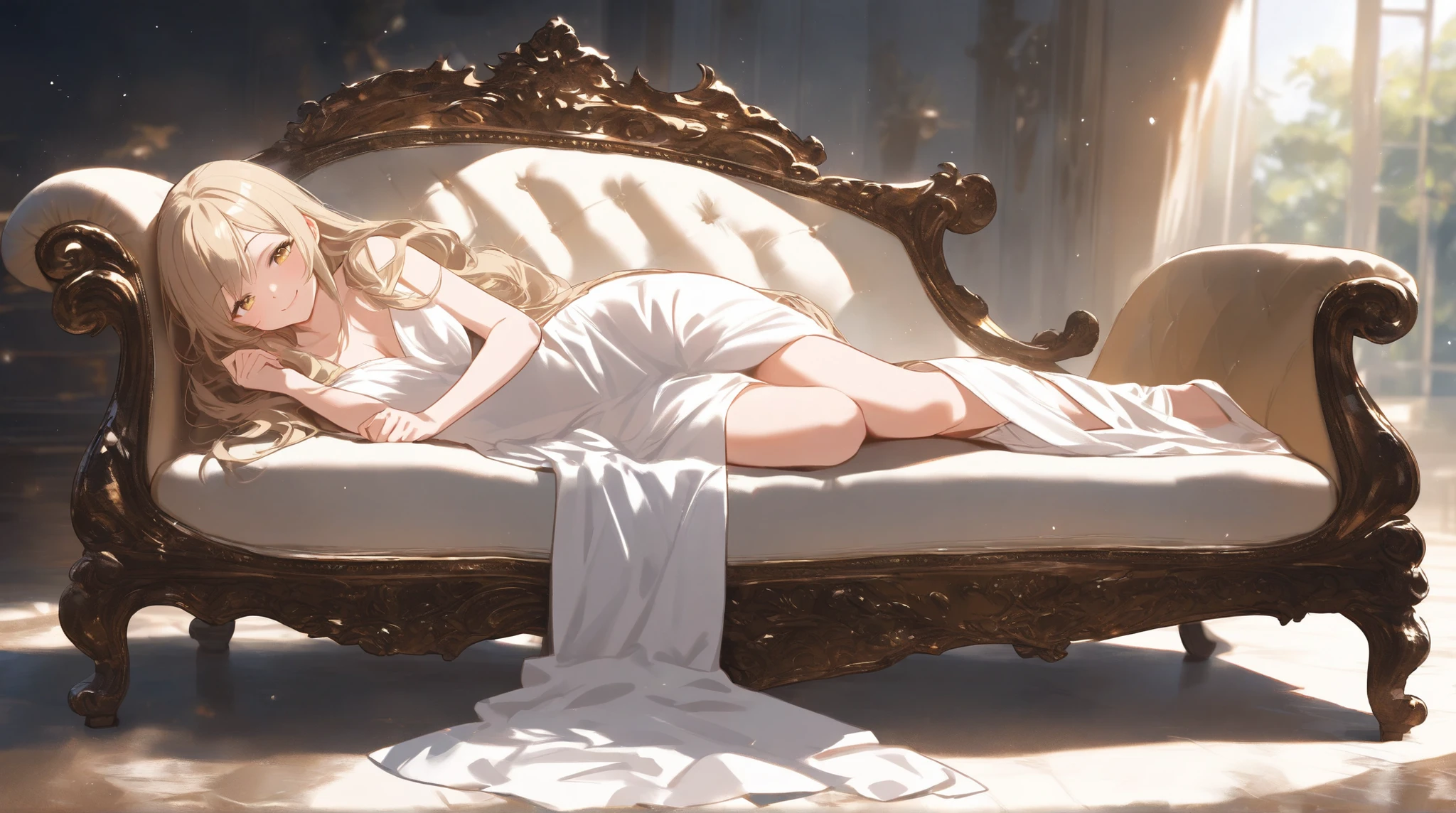Full body, fetal position, sleeping on bed in the bedroom, high heels, ((Stunning Artwork)), dnd style female slaves