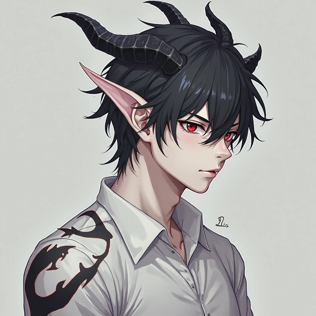 1boy, s0fth0rns, red fur, black hair, blacksmith1boy,s0fth0rns, red fur, black hair, blacksmith