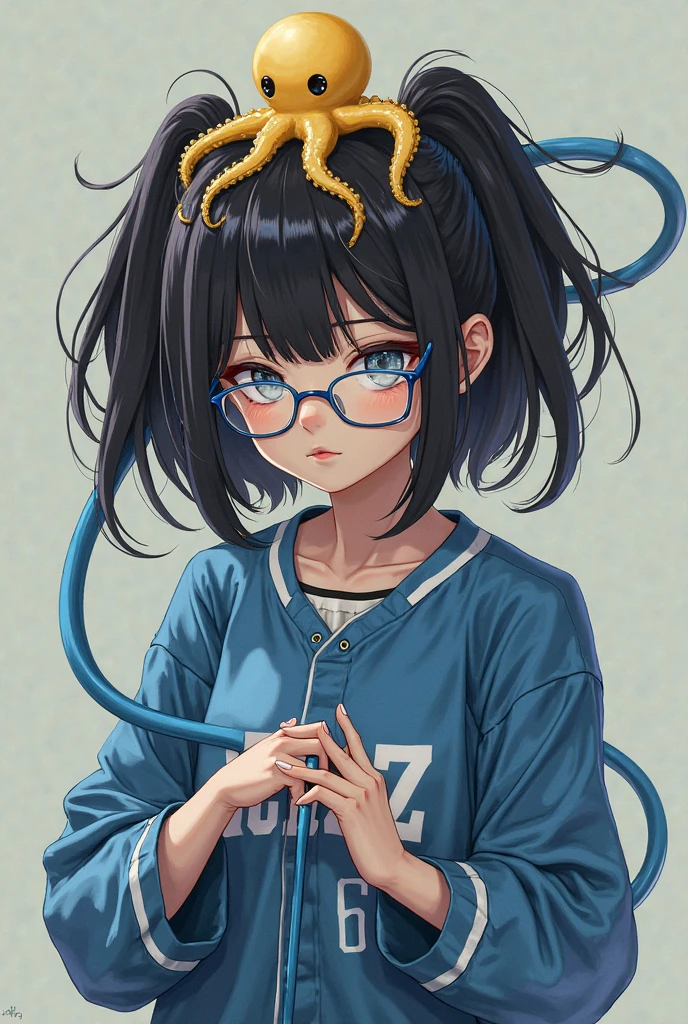 masterpiece, best quality,anime style, 1 girl,(((slender body))), (((small eyes,small breast,breast milk,breastfeeding a baby))),(((Jacket, Open your clothes, Open jacket, Blue jacket, ground vehicle, Sports Bra, bicycle,buruma,glasses))),(((((brown tentacles bound a girl))))),((((cum)))), (beautiful face), (((short hair))), (((straight hair))), ((((((black hair,normal human hair,normal human ear)))))),detailed beautiful skin, (perfect hands, perfect anatomy)