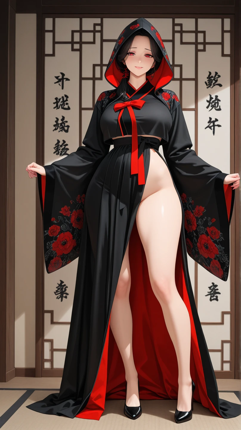 ((masterpiece,best quality,8k,highres)),((character concept art)), 1 female, mature female, Asian, grandmother, milf, sexy, lustful, 40 years old, 160 cm height, (medium length grey hair), black hair, (fair skin colour), ultra finely detailed eyes (brown eyes colour), extraordinary gorgeous, seductive, flirtatious, calm, friendly, perfect body build ((slim, busty)), ((intricate detail)), super finely detailed hands, ultra finely detailed fingers(((ten fingers))), wearing revealing kimono, colored Japanese tattool, Yakuza boss, yakuza tattoo (standing still), (full body showcase), (show full body), (no logos on background), (no logo), ((plain background)), ((plain background)), (((empty background)))