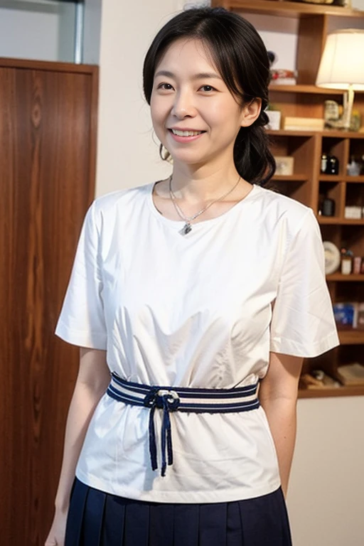 highest quality、masterpiece、detailed、High resolution、8K、
Mature Woman、65 years old、Japanese、Beauty、housewife、Aunt、
Full body image、Super big 、Large areola、Erect nipples、,、Big Ass、Thick thighs、Loose body、Voluptuous、
Perfect Face、round face、Small face、Sharp jaw、Big Nose、Slit eyes、Cat-like eyes、Smile、Wrinkles at the corners of the eyes、Dark circles in the eyes、Clear double eyelids、Nasolabial folds、Anxious expression、A stern glare、
T-Shirts、Thin fabric shorts、
Very Short Hair、