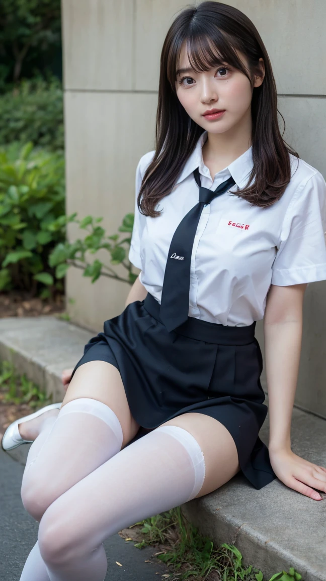 majicMIX Realistic, (Realistic, Photorealistic: 1.37), Super Detailed, (Detailed Beautiful Girl: 1.4) 1 Girl, Smile, Standing Pose, Seifuku Cosplay, Seifuku Cosplay, Seifuku cosplayernegative_hand Neg (8k, RAW Photo, Best Quality, Masterpiece: 1.2), (Realistic, Photorealistic: 1.37), Ultra Detailed, (Detailed Beautiful Girl: 1.4), big, beautiful detailed eyes, show off panties, show off panties, huge file size, super detailed, high resolution, highly detailed, top quality, masterpiece, illustration, highly detailed, cg, unification, 8k wallpaper, movie lighting, 16 year old girl single, Japan uniform, schoolgirl, sexy pose, squatting