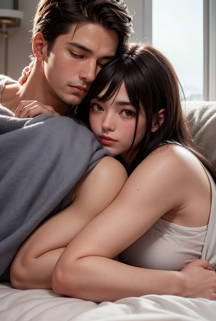 [5 characteristics] that show your partner's infidelity, Japan people, men get dressed, bed, hug each other