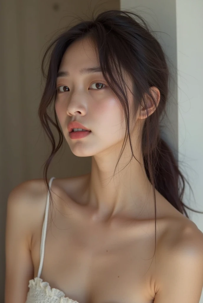 Selfie style,sexy,Beautiful double eyelids,stylish,Beautiful Skin,8 heads,naked,Beautiful Hair